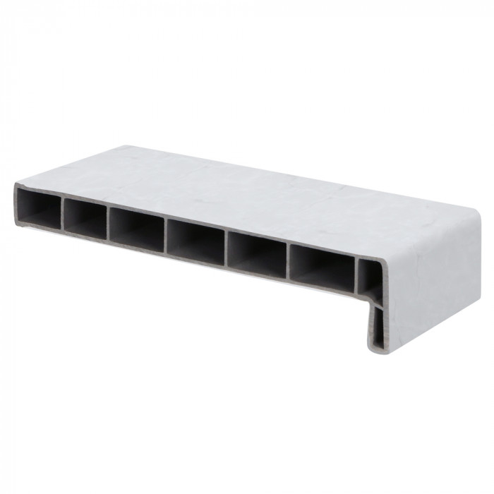 Lignodur brede voorzijde vensterbank 250mm Marmer