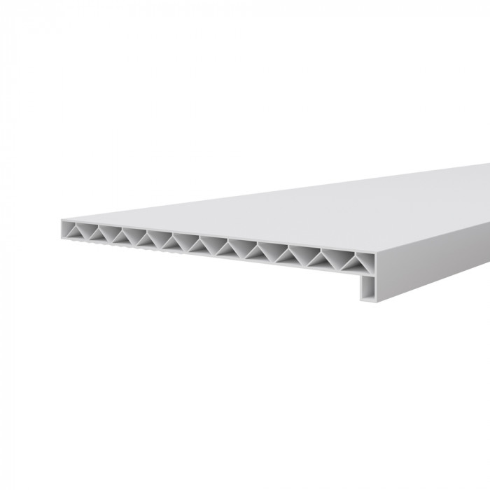 Novaboard stonelook vensterbank 300mm Wit