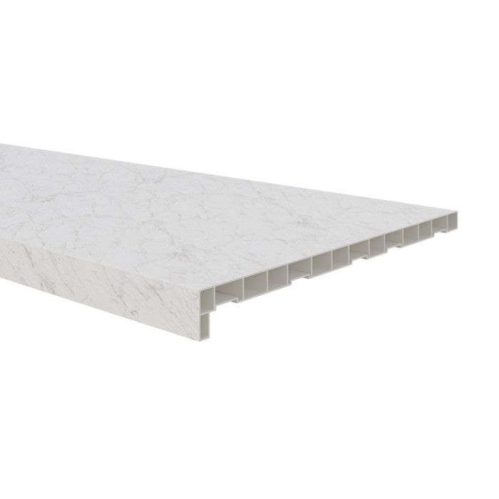 Milinboard steenlook 400mm Carrara marmer