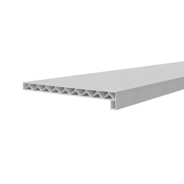 Novaboard stonelook vensterbank 250mm Opaalgrijs