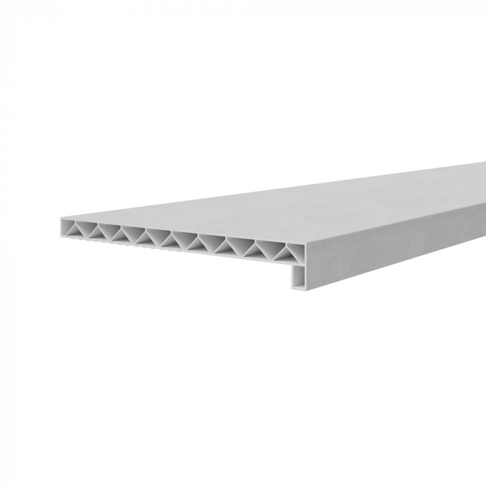 Novaboard stonelook vensterbank 300mm Opaalgrijs