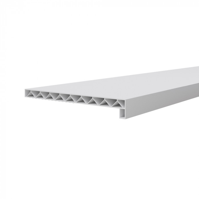 Novaboard stonelook vensterbank 250mm Wit