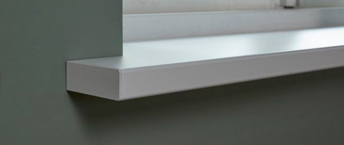 Kunststof vensterbanken voor onderhoudsgemak