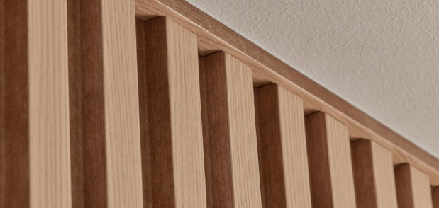 Detail foto aan de wand kunststof wandpaneel